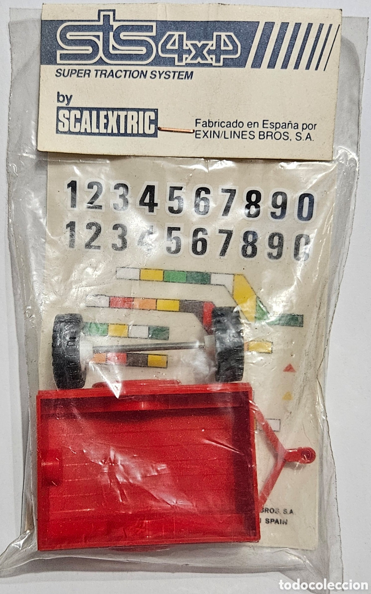 Scalextric: SCALEXTRIC EXIN STS 4X4 BLISTER REMOLQUE ROJO REF. 2202