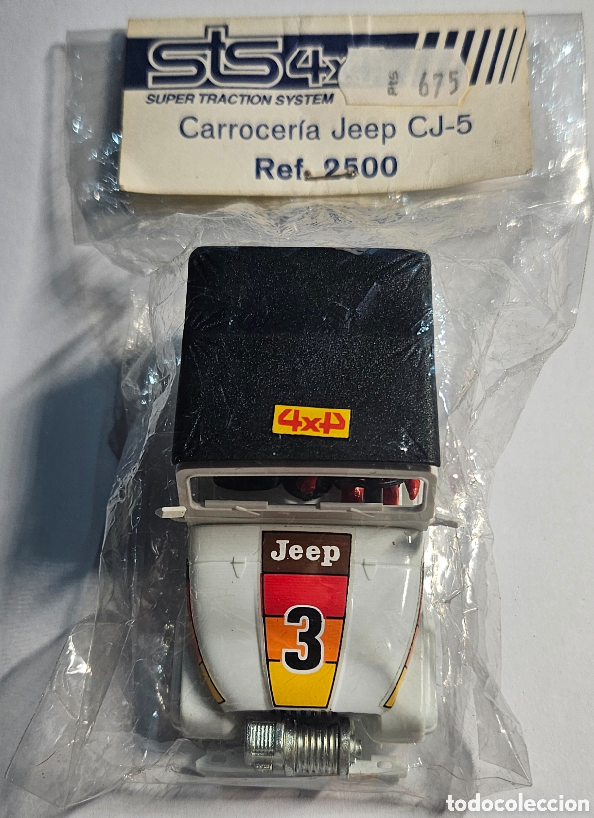 Scalextric: SCALEXTRIC EXIN STS 4X4 CARROCER&Iacute;A JEEP CJ-5 BLANCO REF. 2500
