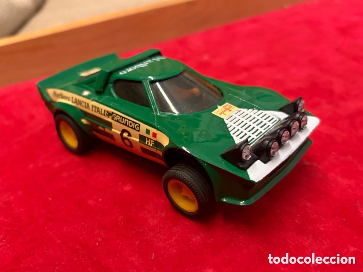 Scalextric: Lancia stratos verde ref 4055 4065 exin scalextric