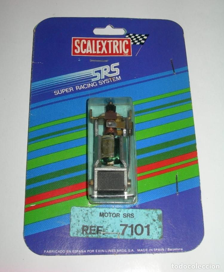 Scalextric: SCALEXTRIC EXIN - ANTIGUO MOTOR SRS - BOBINA VERDE - REF. 7101 - SIN USO EN BLISTER -