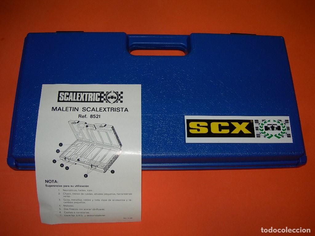 Scalextric: SCALEXTRIC EXIN - ANTIGUO MALET&Iacute;N SCALEXTRISTA - REF. 8521 - NUEVO SIN USO CON DOCUMENTACI&Oacute;N -