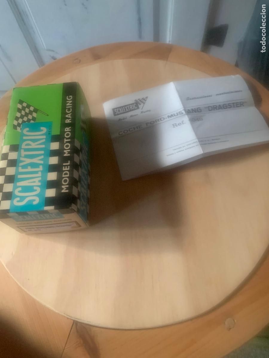 Scalextric: Caja ford mustang dragster con instrucciones mantenimiento