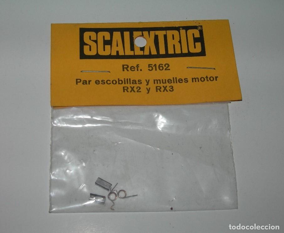 Scalextric: SCALEXTRIC EXIN - PAR DE ESCOBILLAS Y MUELLES MOTOR - REF. 5162 - SIN USO EN BLISTER -