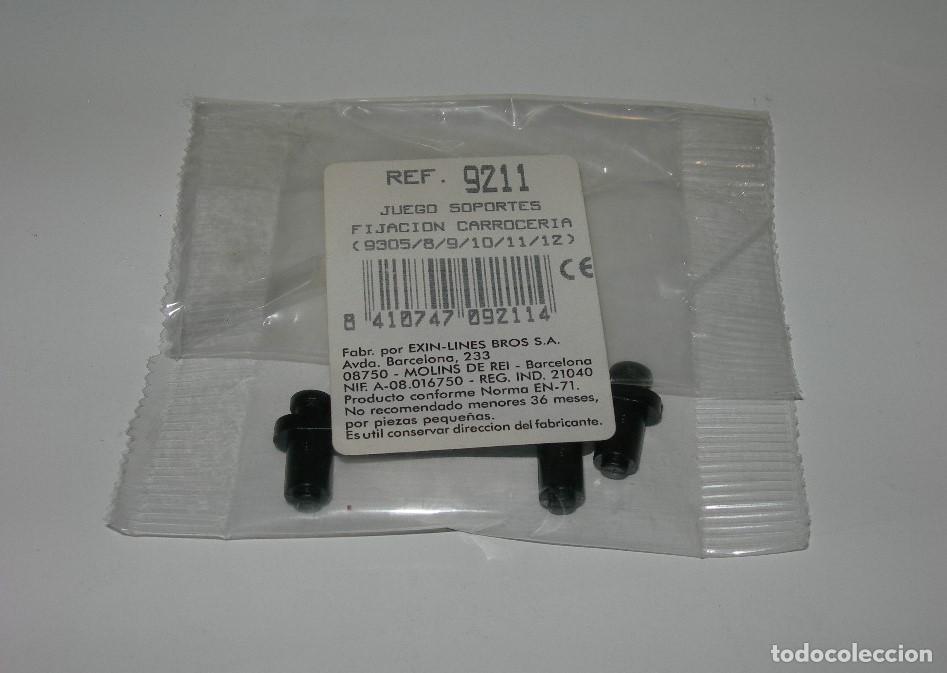 Scalextric: SCALEXTRIC EXIN - SRS - JUEGO SOPORTES FIJACI&Oacute;N 9305/8/9/10/11/12 - REF. 9211 - SIN USO EN BLISTER -