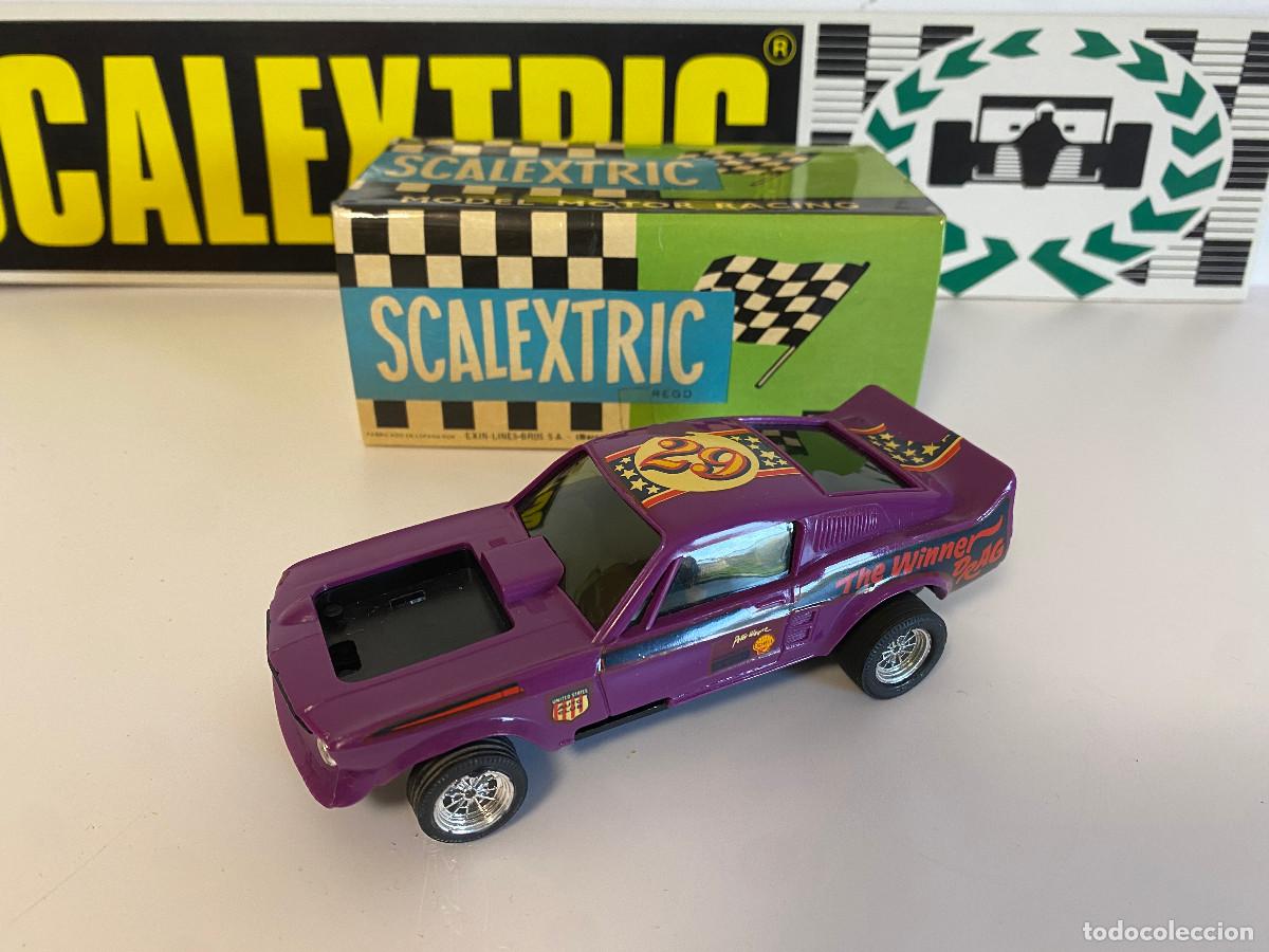 Scalextric: DESGUACE FORD MUSTANG &rdquo;DRAGSTER&rdquo; CON CAJA - SCALEXTRIC - EXIN - REF 4049