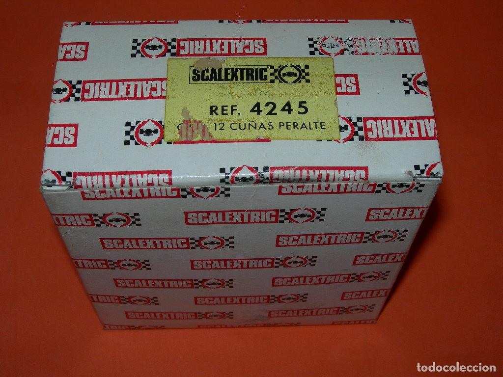 Scalextric: SCALEXTRIC EXIN - 12 CU&Ntilde;AS PERALTE - REF. 4245 - SIN USO EN CAJA - - Foto 3