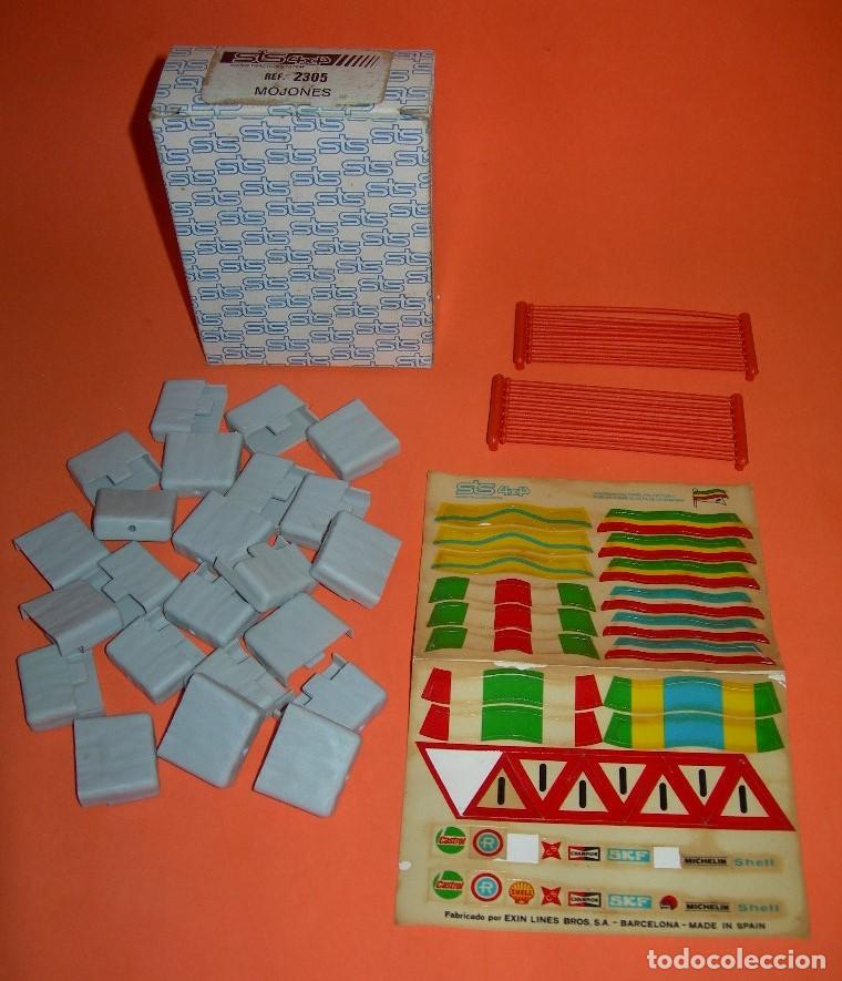 Scalextric: SCALEXTRIC EXIN - STS 4X4 - CAJA DE MOJONES Y ACCESORIOS - REF. 2305 - SIN USO EN CAJA -