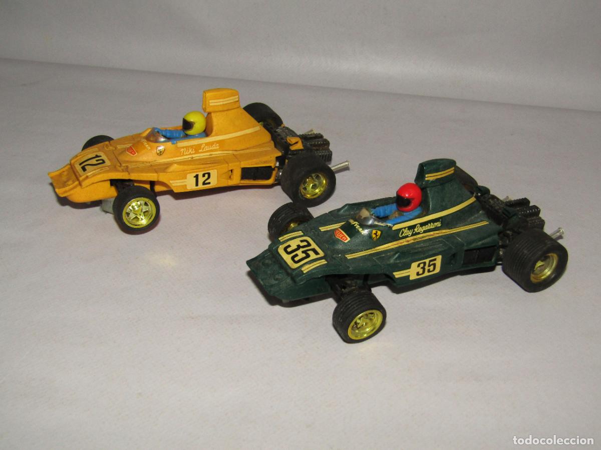 Scalextric: Antigua Pareja de FEERRARI B3 - F1 Ref. 4052 de SCALEXTRIC EXIN Made in Spain