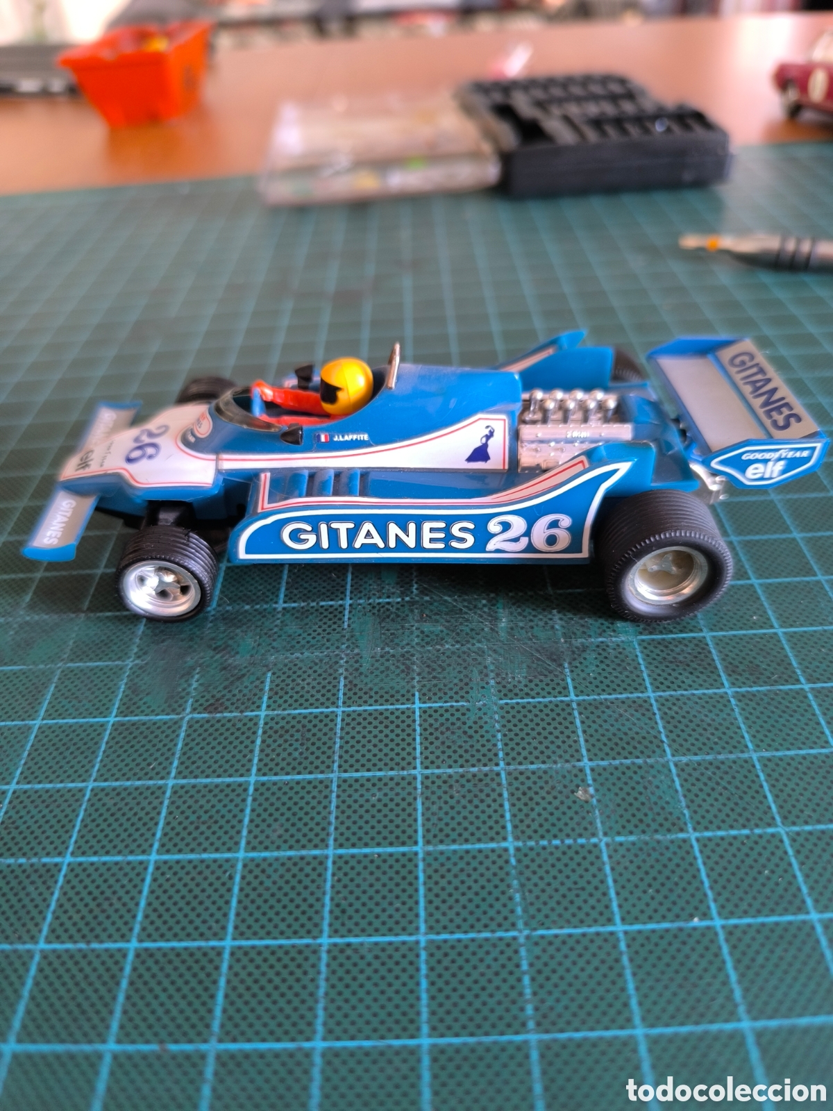 Scalextric: Ligier azul oscuro Scalextric exin - Foto 4
