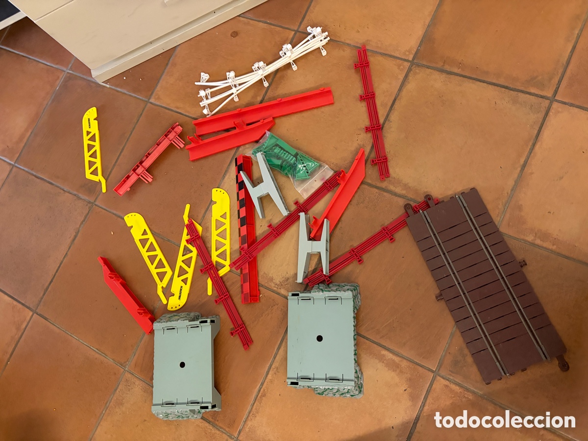 Scalextric: Lote puente vallas scalextric exin alturas