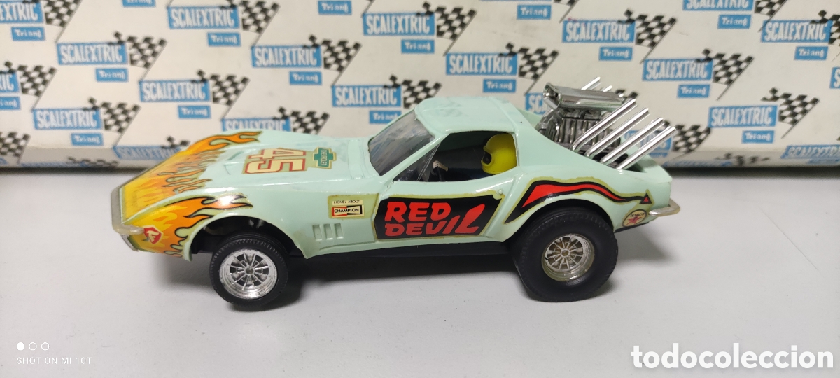 Scalextric: CHEVROLET CORVETTE AZUL SCALEXTRIC EXIN