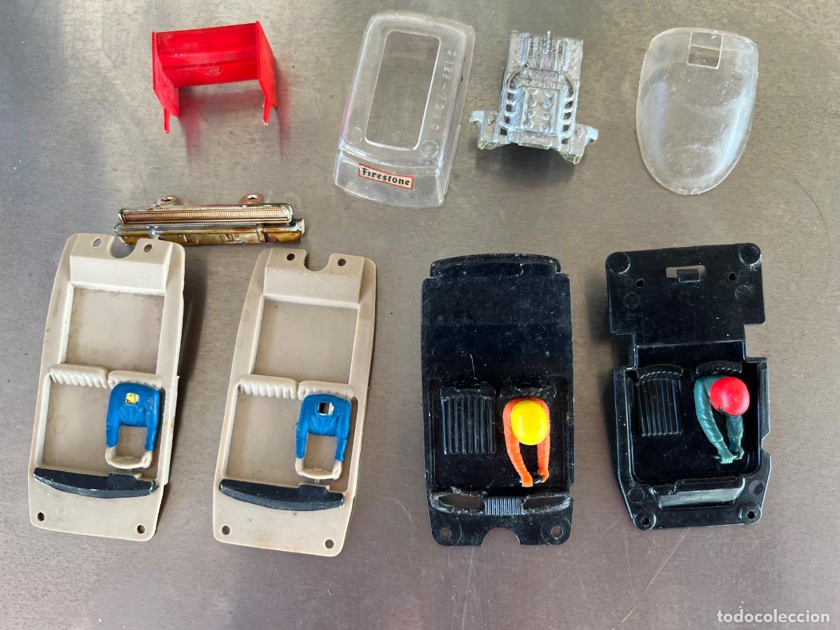 Scalextric: LOTE 9 PIEZAS INTERIOR COCHES SCALEXTRIC EXIN