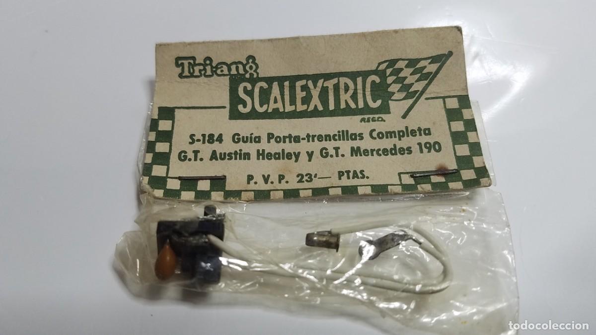 Scalextric: SLOT SCALEXTRIC EXIN BLISTER BOLSA GU&Iacute;A PORTA-TRENCILLAS COMPLETA AUSTIN HEALEY Y MERCEDES REF.S-184