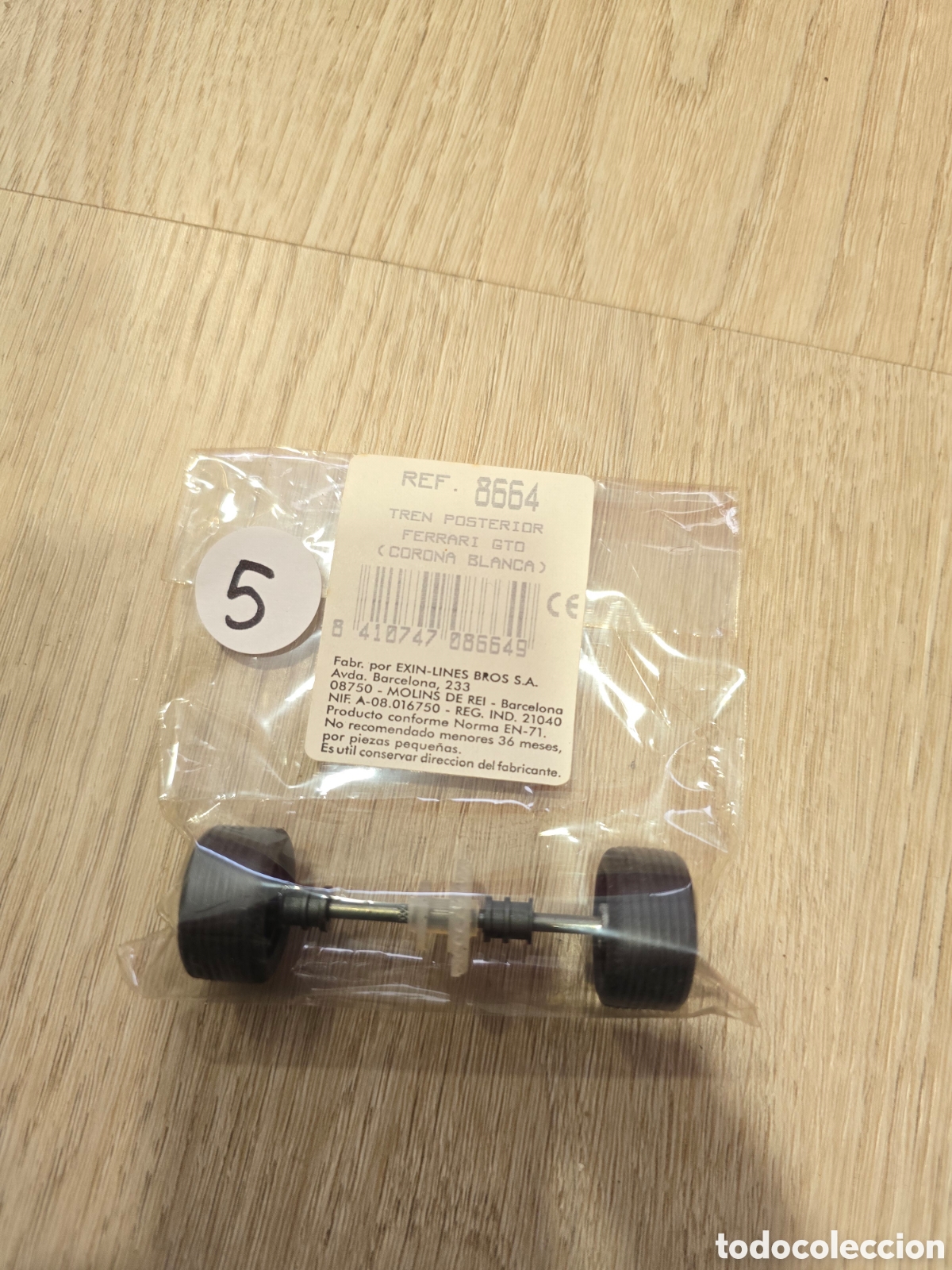 Scalextric: 8664 BLISTER EJE TRASERO FERRARI GTO EXIN SCALEXTRIC