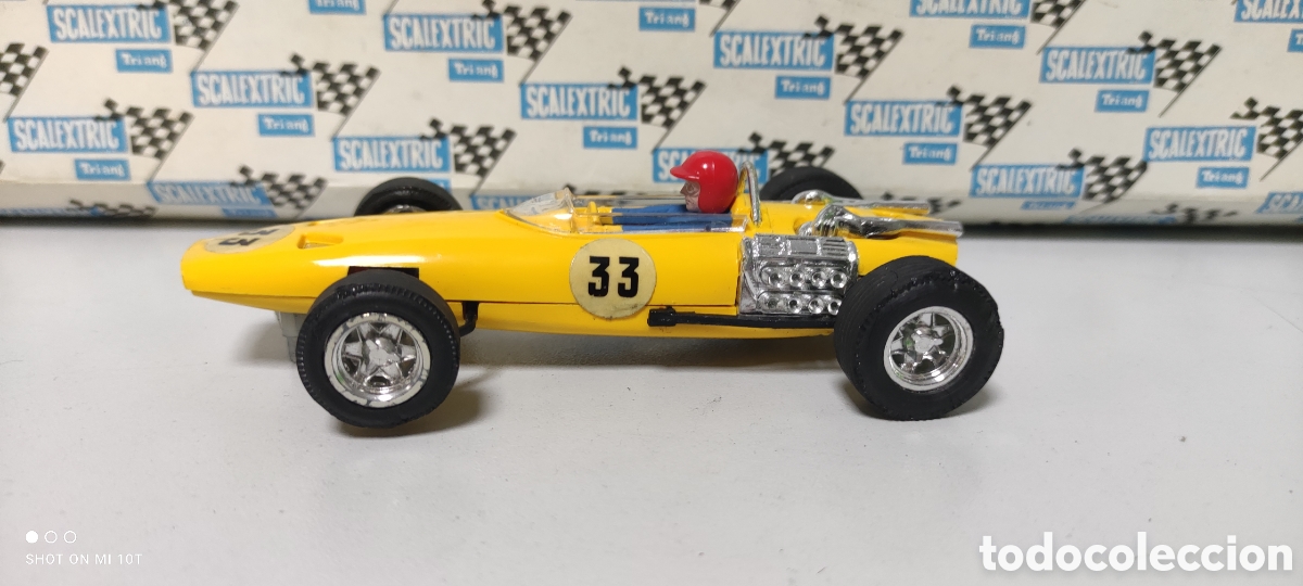 Scalextric: BRM AMARILLO PRIMERA SERIE SCALEXTRIC EXIN