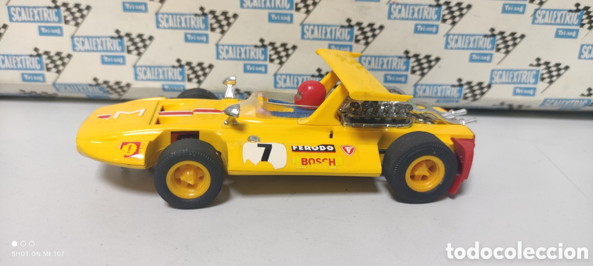 Scalextric: SIGMA AMARILLO CON CAJA Y MANUAL SCALEXTRIC EXIN - Foto 3