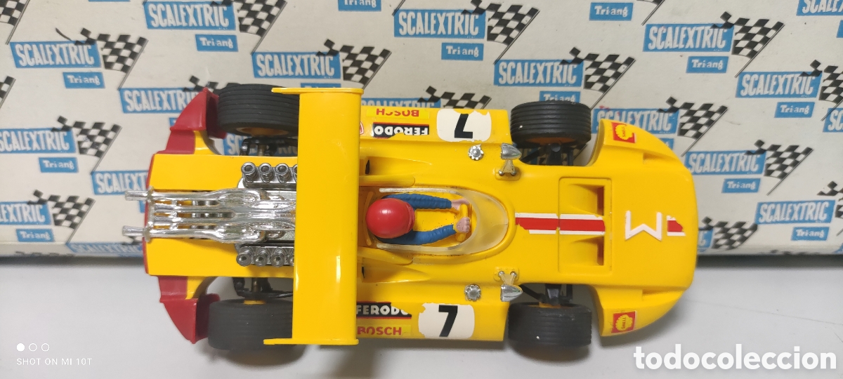 Scalextric: SIGMA AMARILLO CON CAJA Y MANUAL SCALEXTRIC EXIN - Foto 5