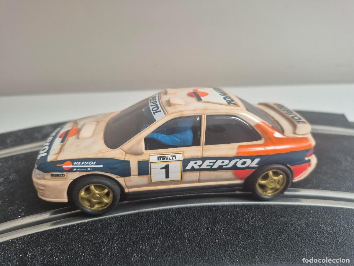 Scalextric: SCALEXTRIC SUBARU EFECTO SUCIO SCX SLOT CAR REPSOL