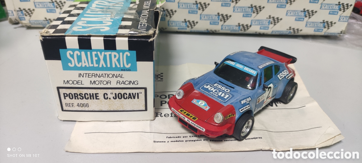 Scalextric: PORSCHE 911 JOCAVI CON CAJA SCALEXTRIC EXIN