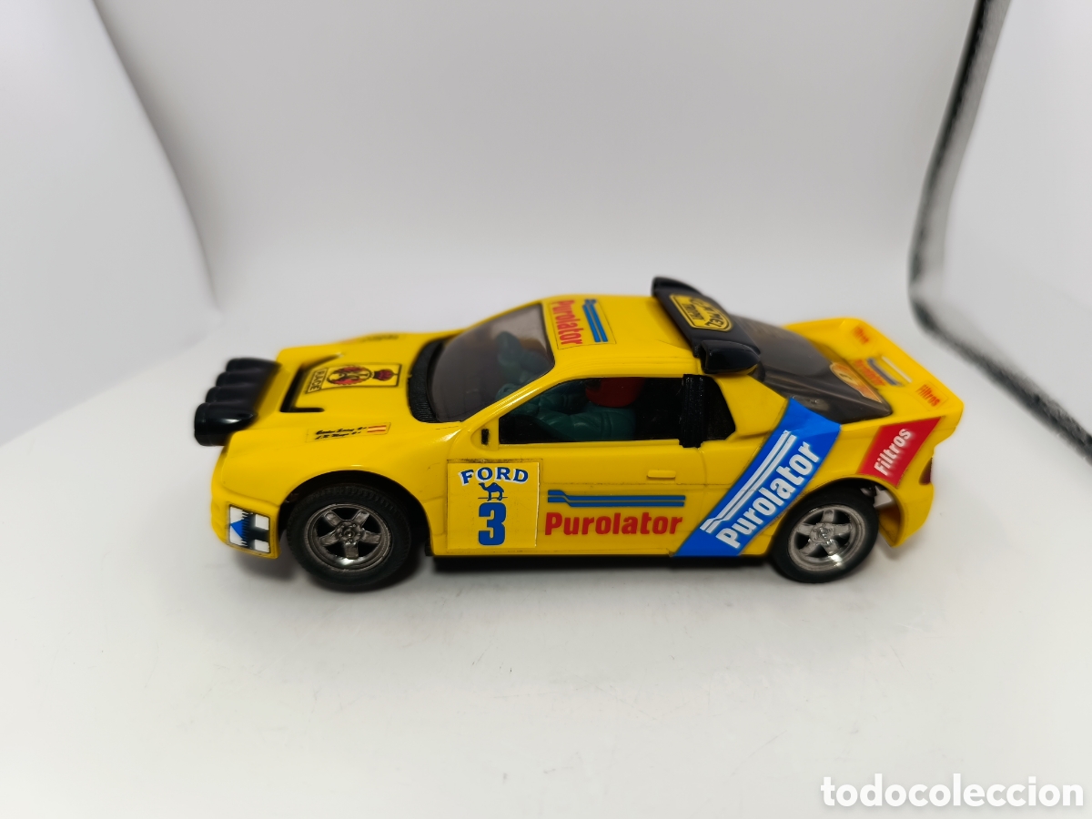 Scalextric: SCALEXTRIC FORD RS200 PUROLATOR EXIN AMARILLO