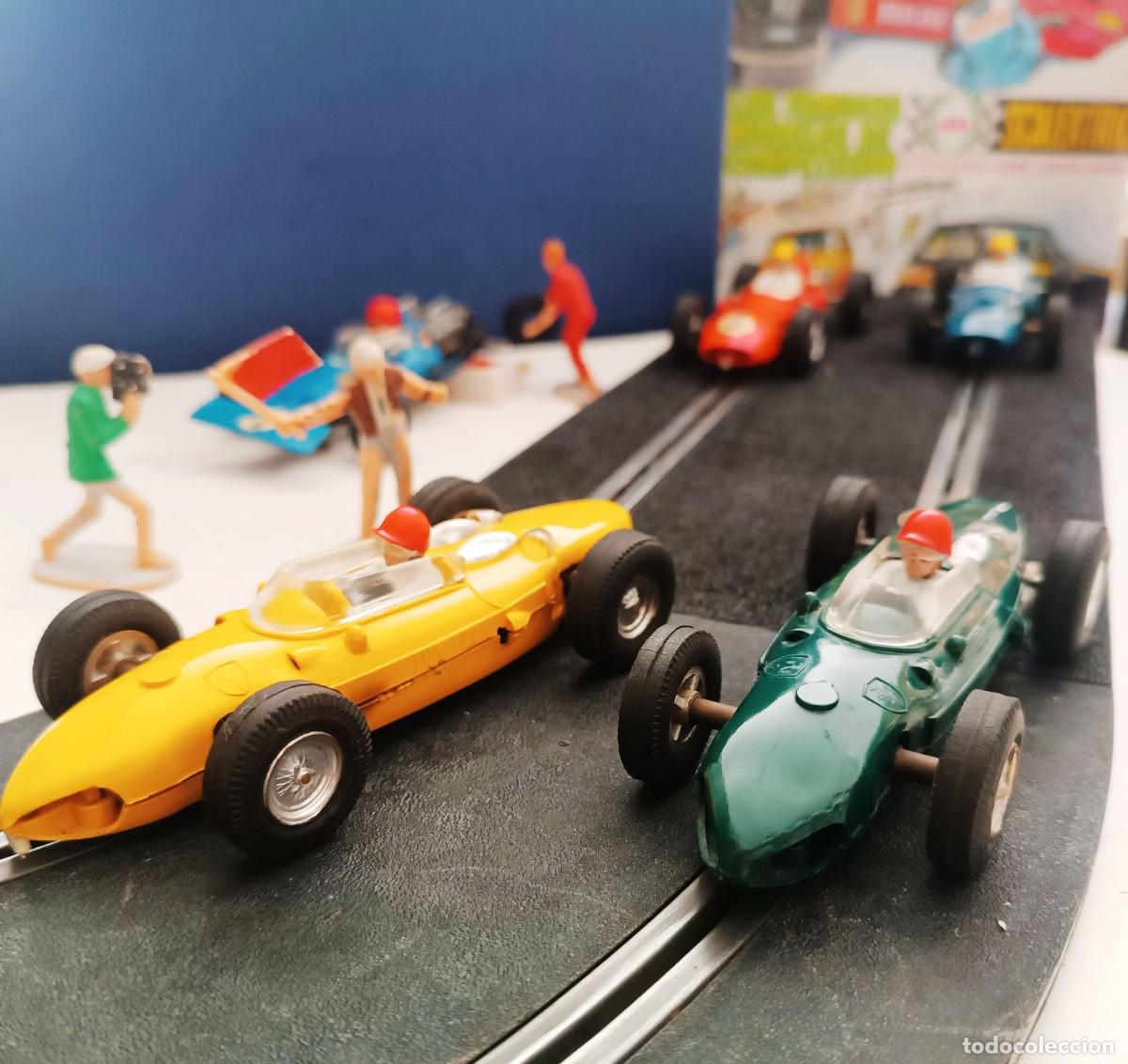 Scalextric: SCALEXTRIC TRIANG 2 FERRARI 156. GUIA FIJA, A&Ntilde;OS 70. TODO ORIGINAL. FUNCIONANDO. VER DESCRIPCION.