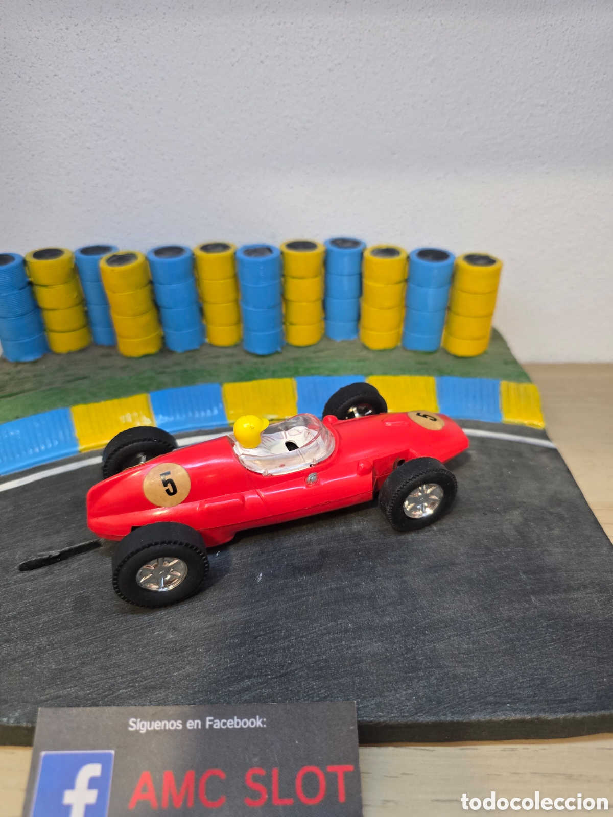 Scalextric: COOPER ROJO DOBLE GUIA SCALEXTRIC EXIN - Foto 2