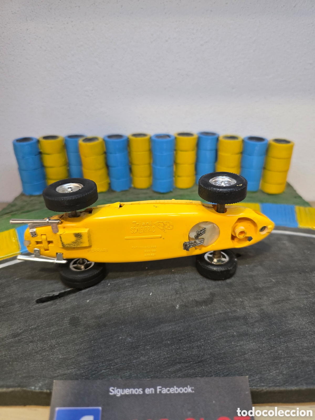 Scalextric: FERRARI 156 AMARILLO DOBLE GUIA SCALEXTRIC EXIN