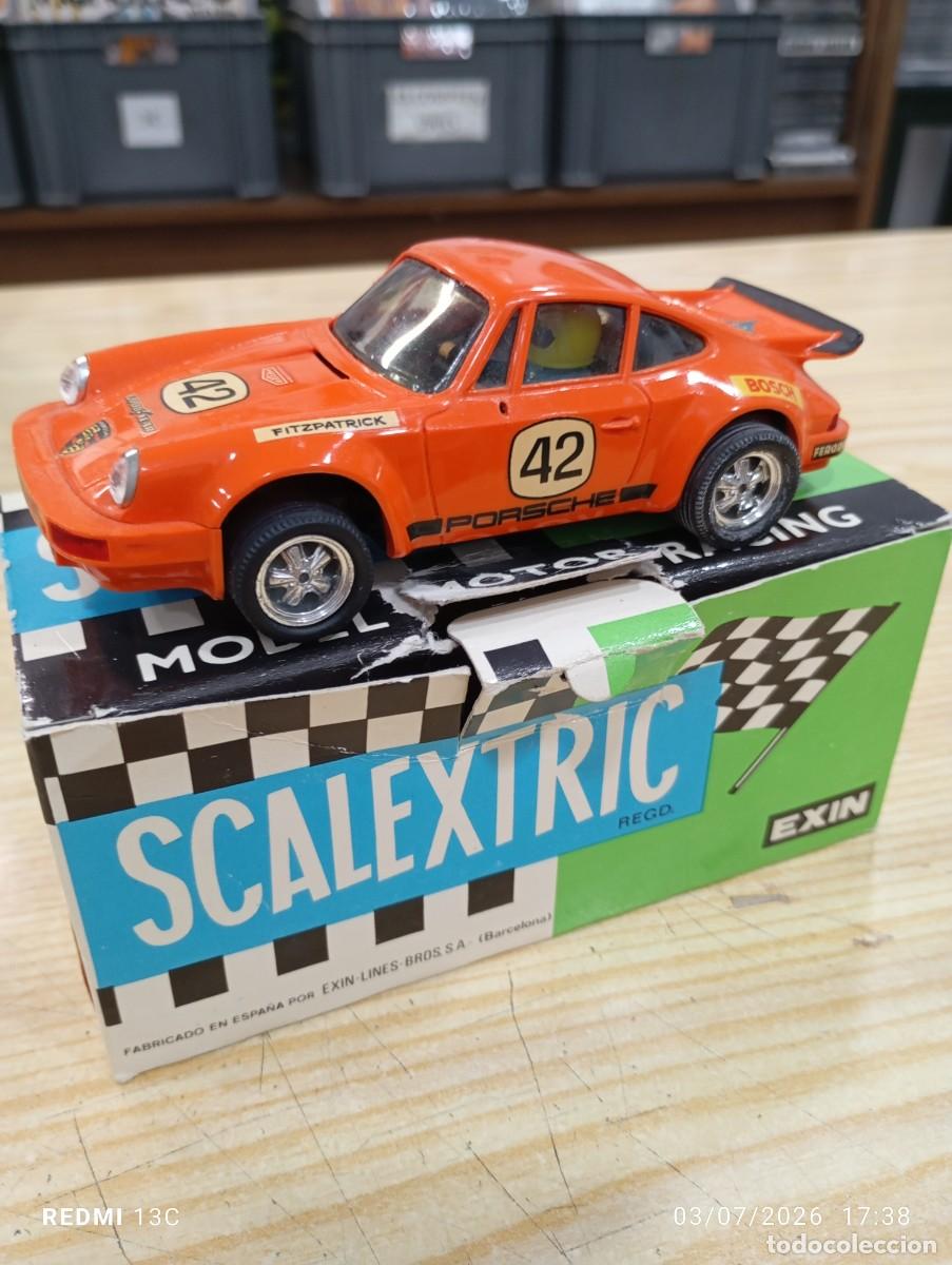 Scalextric: Scalextric EXIN Porche Carrera RS COLOR NARANJA REF 4051