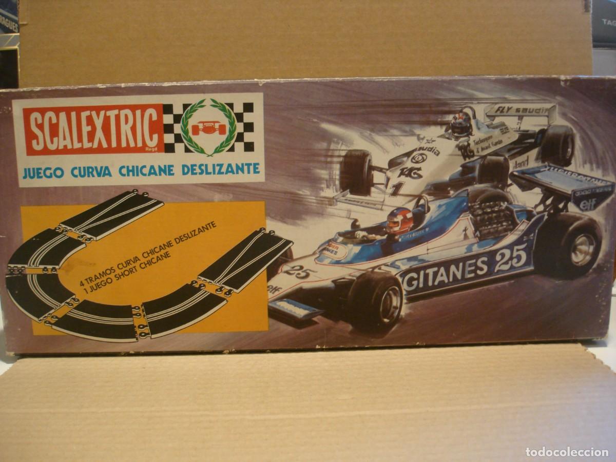 Scalextric: SCALEXTRIC JUEGO CURVA CHICANE DESLIZANTE