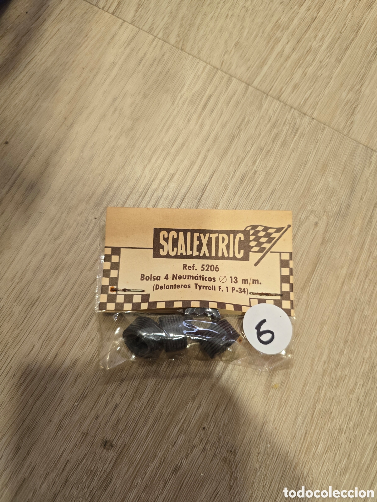 Scalextric: 5206 NEUMATICOS DELANTEROS TYRRELL P34 6 RUEDAS EXIN SCALEXTRIC