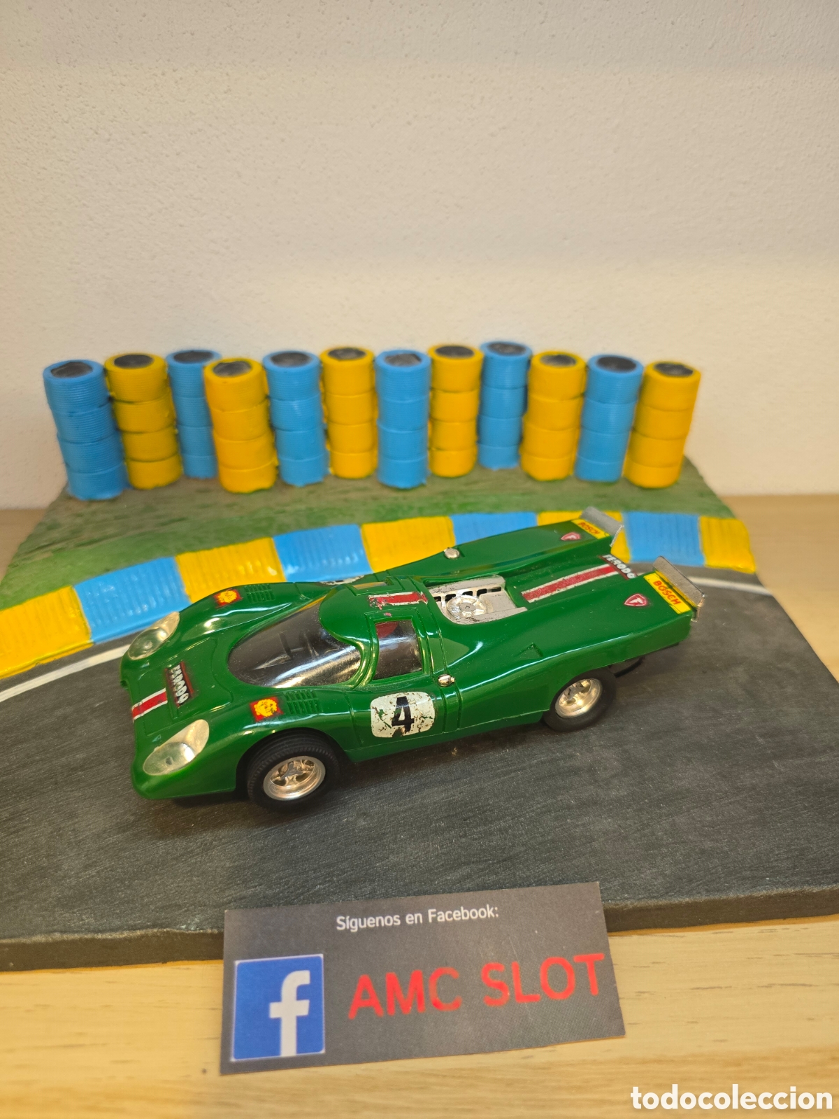 Scalextric: MEXICO RARO Y DIFICIL PORSCHE 917 VERDE HIERBA EXINMEX SCALEXTRIC