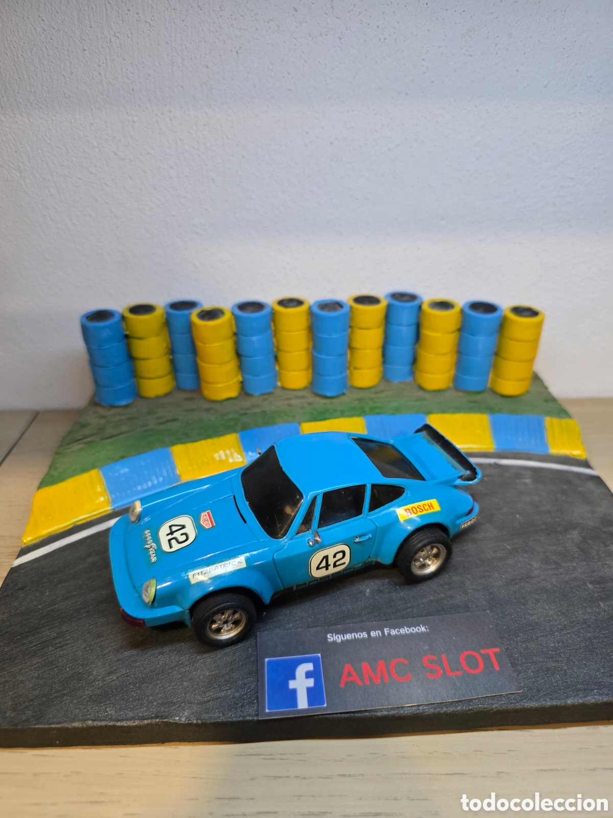 Scalextric: MEXICO PORSCHE 911 CARRERA RS AZUL SCALEXTRIC EXINMEX
