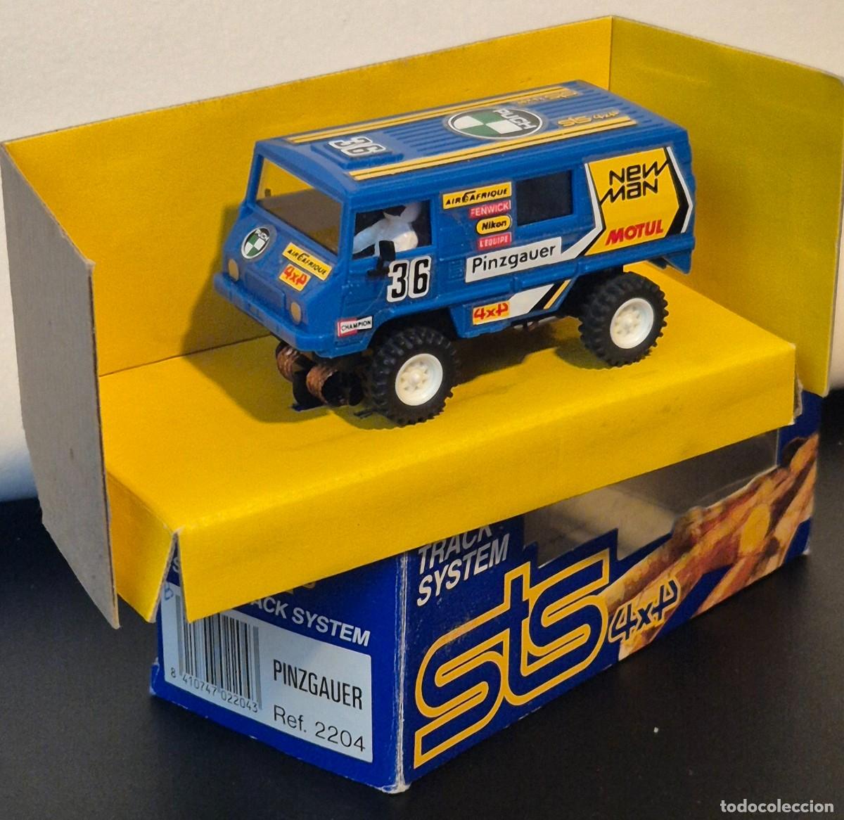 Scalextric: EXIN STS REF: 2204 PINZAGAUER AZUL FUNCIONA PERFECTO EN CAJA FALTA RETRO DERECHO MUY BUEN ESTADO