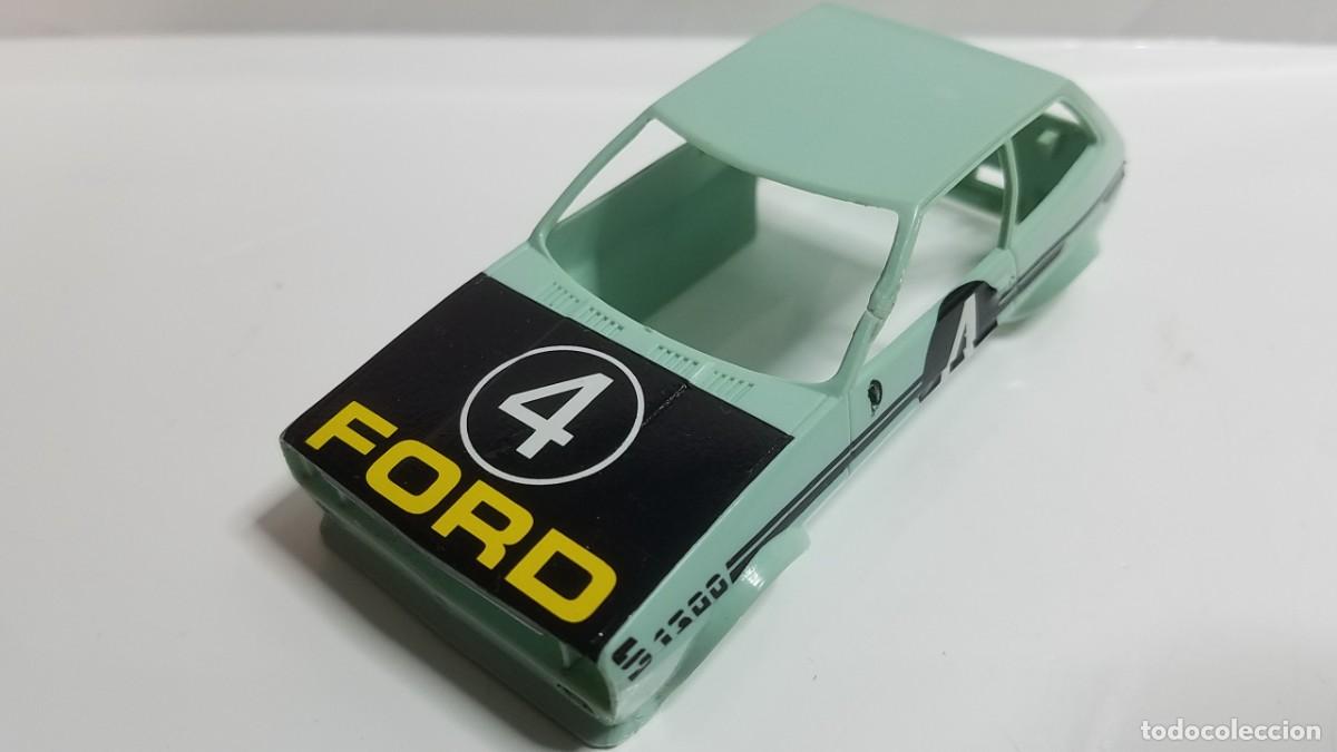 Scalextric: SLOT SCALEXTRIC EXIN DESGUACE CARROCER&Iacute;A FORD FIESTA AZUL REF. 4057/4061