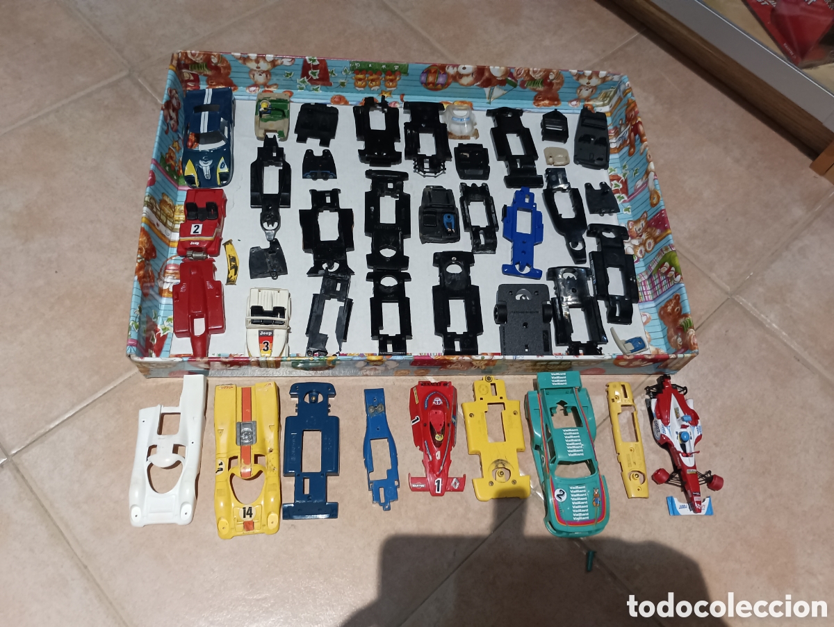 Scalextric: Desguace total chasis,carrocer&iacute;as ,varios