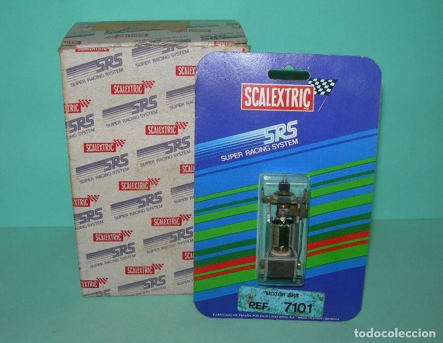 Scalextric: SCALEXTRIC EXIN - ANTIGUO MOTOR SRS - BOBINA VERDE - REF. 7101 - SIN USO EN BLISTER Y EN SU CAJA -