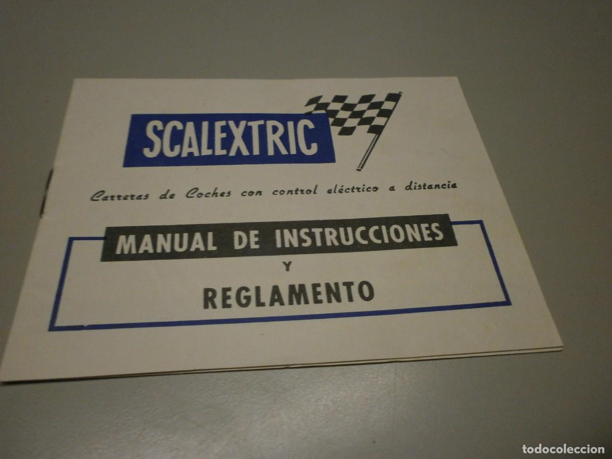 Scalextric: scalextric manual de instrucciones