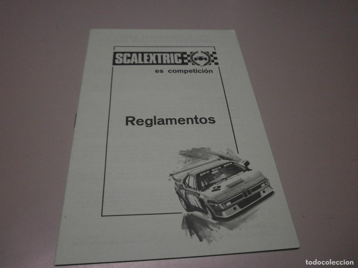 Scalextric: scalextric reglamentos