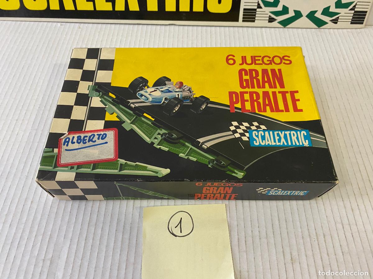 Scalextric: SCALEXTRIC EXIN - CAJA 6 JUEGOS GRAN PERALTE COMPLETA - LOTE 1