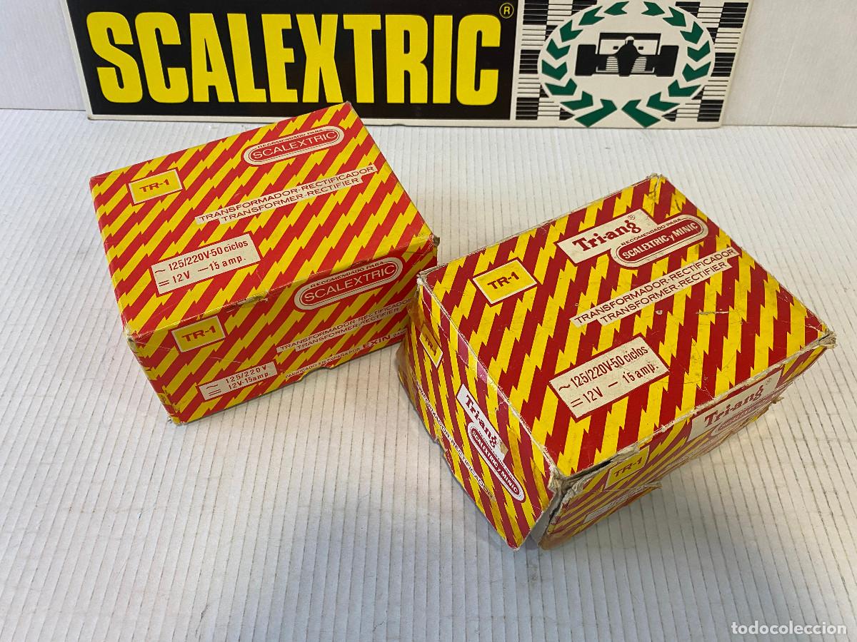 Scalextric: SCALEXTRIC EXIN - LOTE 2 TRANSFORMADORES TR1 EN DOS VERSIONES DIFERENTES