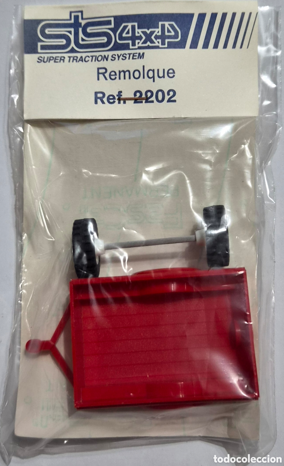 Scalextric: SCALEXTRIC EXIN STS 4X4 BLISTER REMOLQUE ROJO REF. 2202