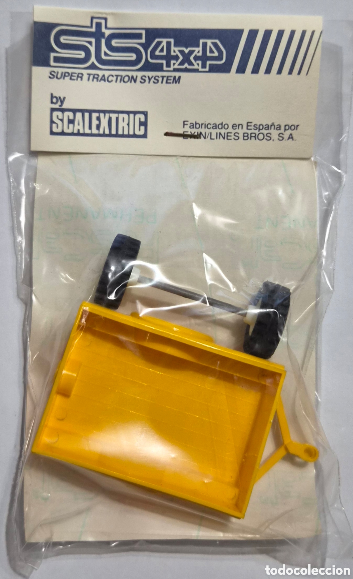 Scalextric: SCALEXTRIC EXIN STS 4X4 BLISTER REMOLQUE AMARILLO REF. 2202