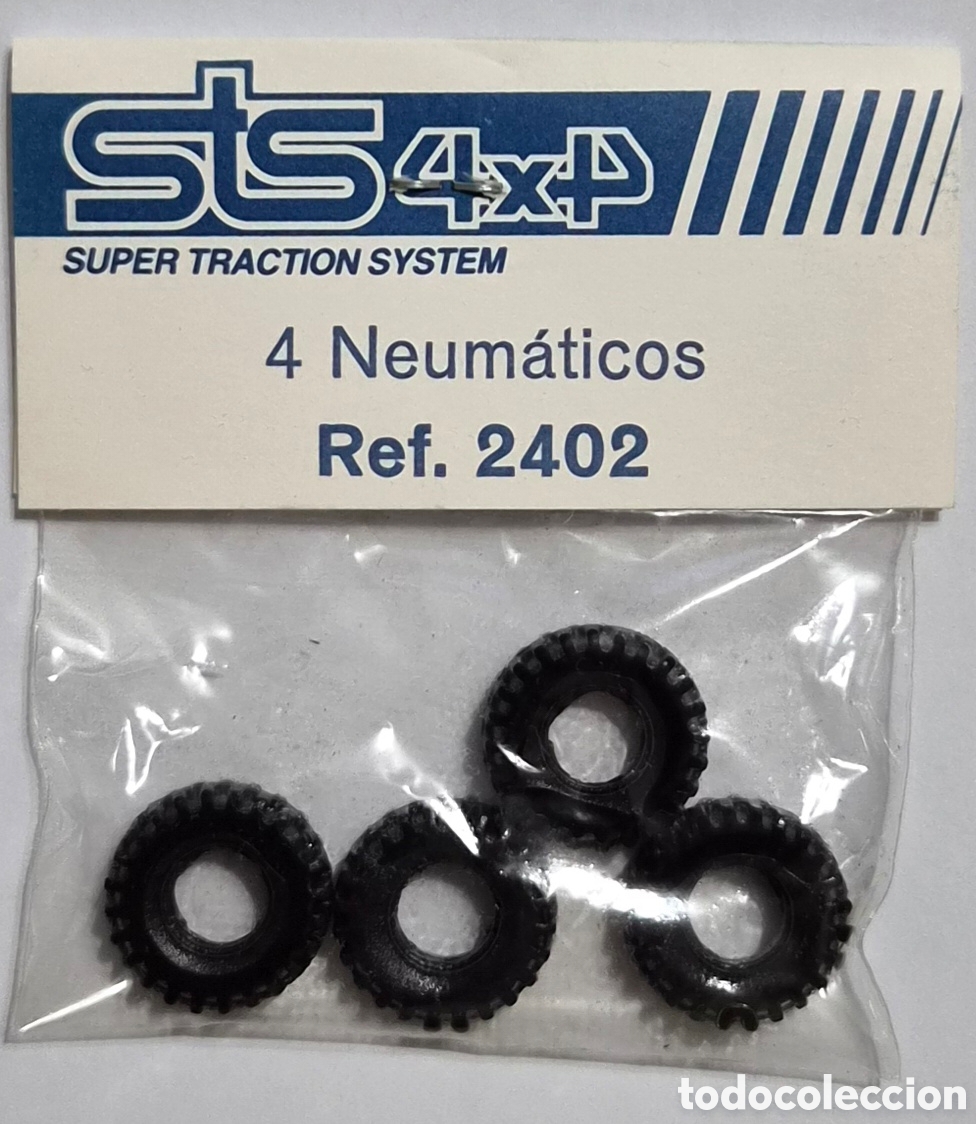 Scalextric: SCALEXTRIC EXIN STS 4X4 BLISTER BOLSA 4 NEUM&Aacute;TICOS REF. 2402