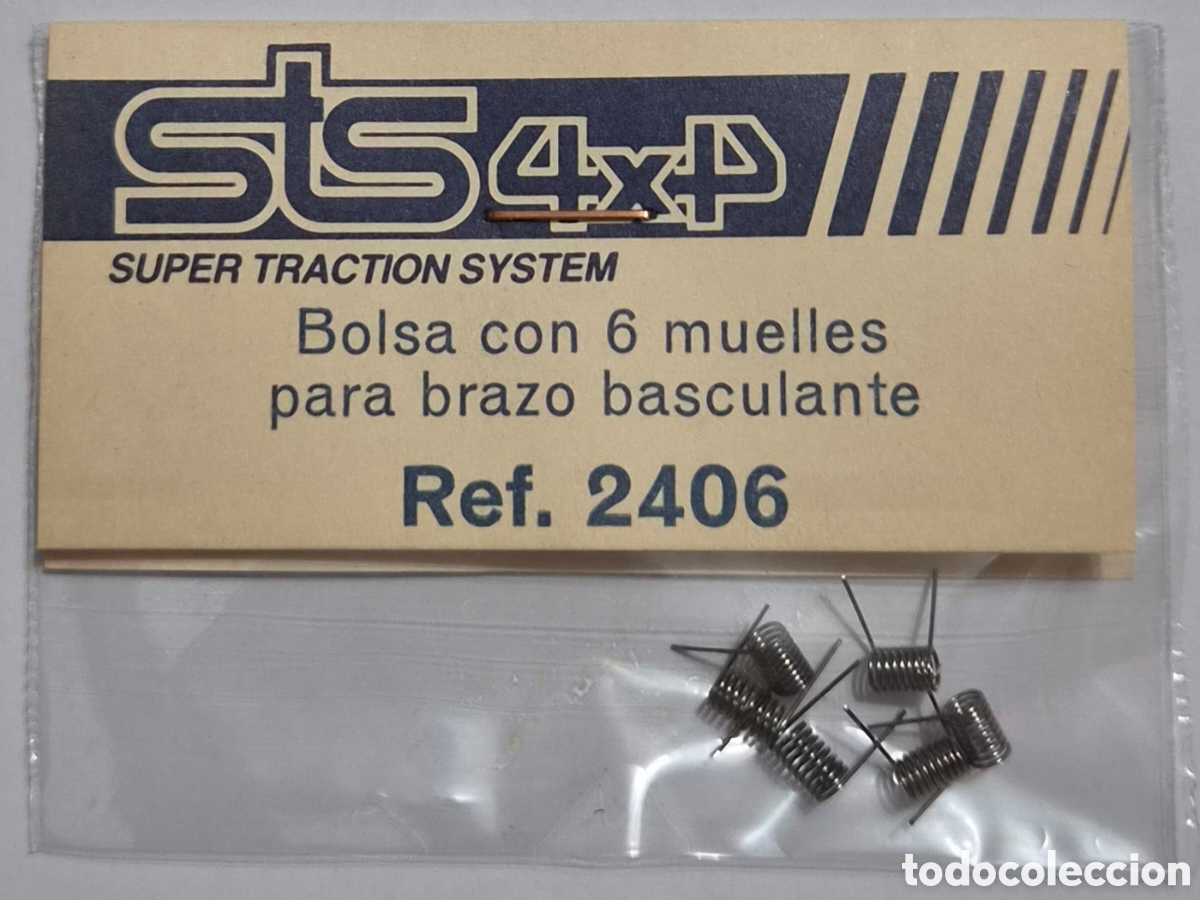Scalextric: SCALEXTRIC EXIN STS 4X4 BLISTER BOLSA 6 MUELLES BRAZO BASCULANTE REF. 2406