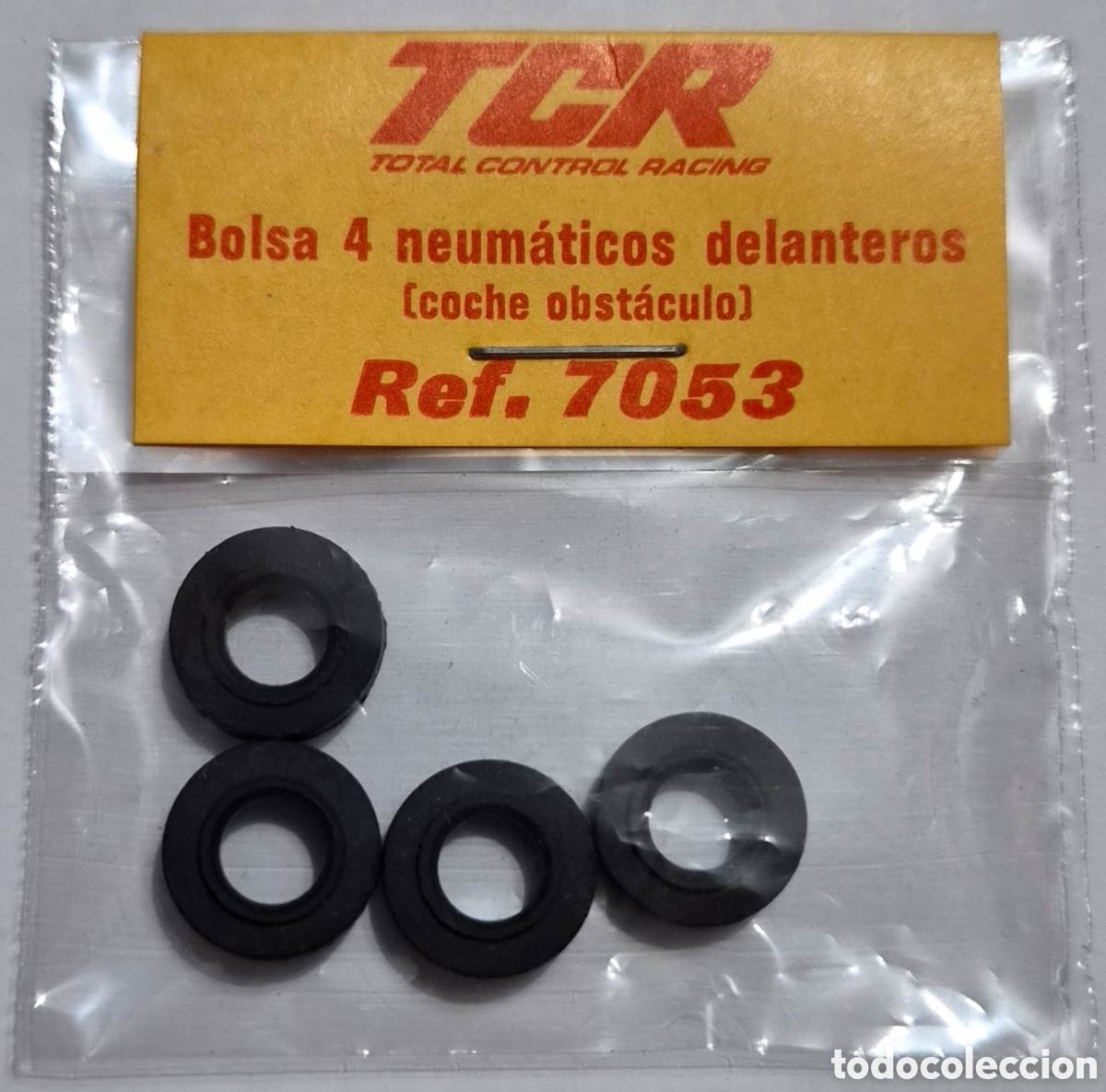 Scalextric: MODEL IBER TCR BOLSA 4 x NEUM&Aacute;TICOS DELANTEROS REF. 7053 (2) - Foto 1
