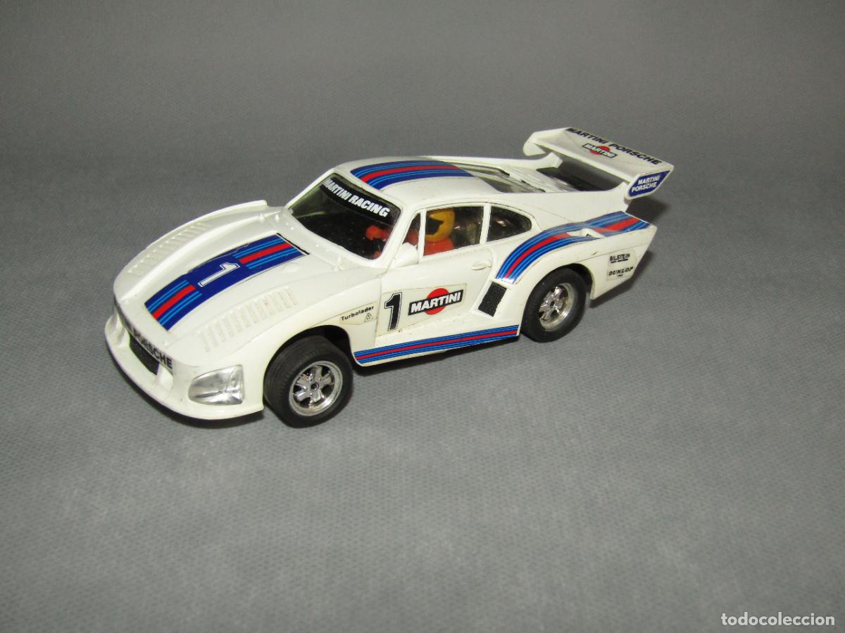 Scalextric: Antiguo PORSCHE 935 MARTINI Ref. 4067/71 de SCALEXTRIC EXIN Made in Spain - A&ntilde;o 1983
