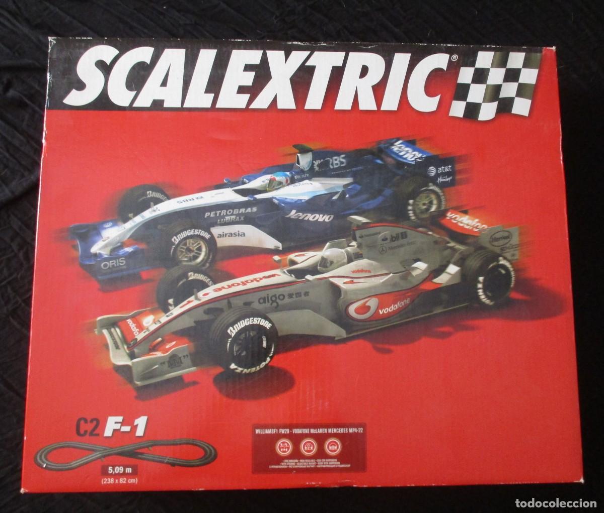 Scalextric: SCALEXTRIC C2 F-1 - CAJA COMPLETA - FUNCIONANDO TODO.