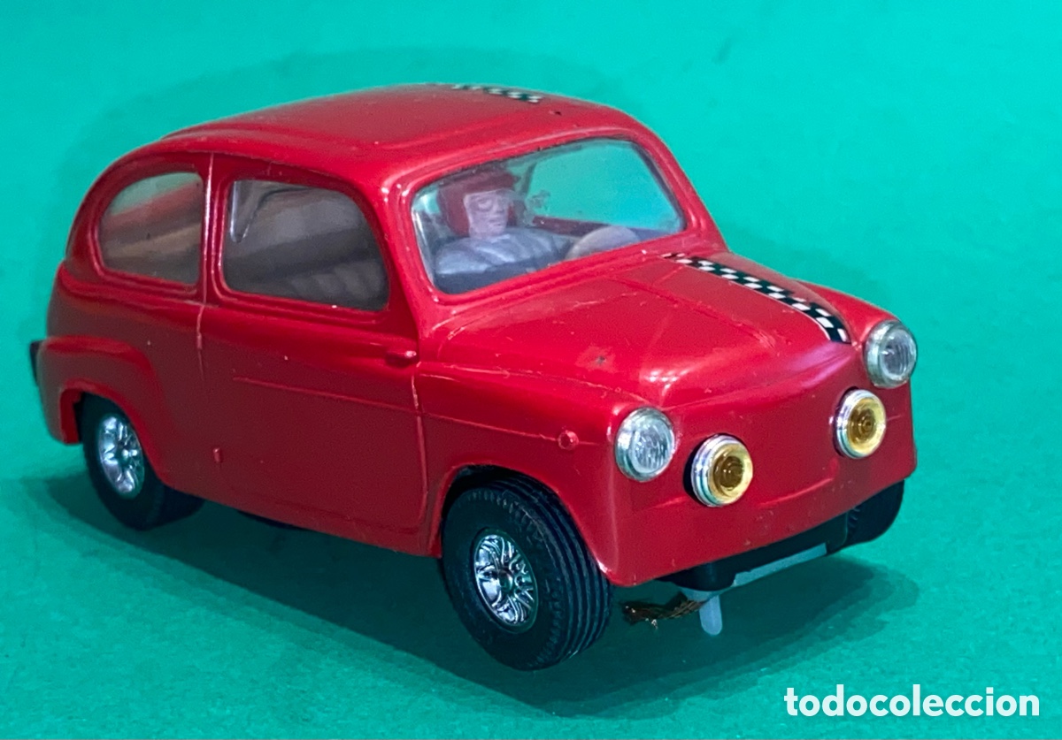 Scalextric: SCALEXTRIC EXIN, SEAT 600, ROJO.