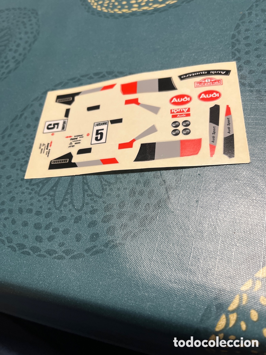 Scalextric: Adhesivos Troquelados de Audi 4 Scalextric Exin