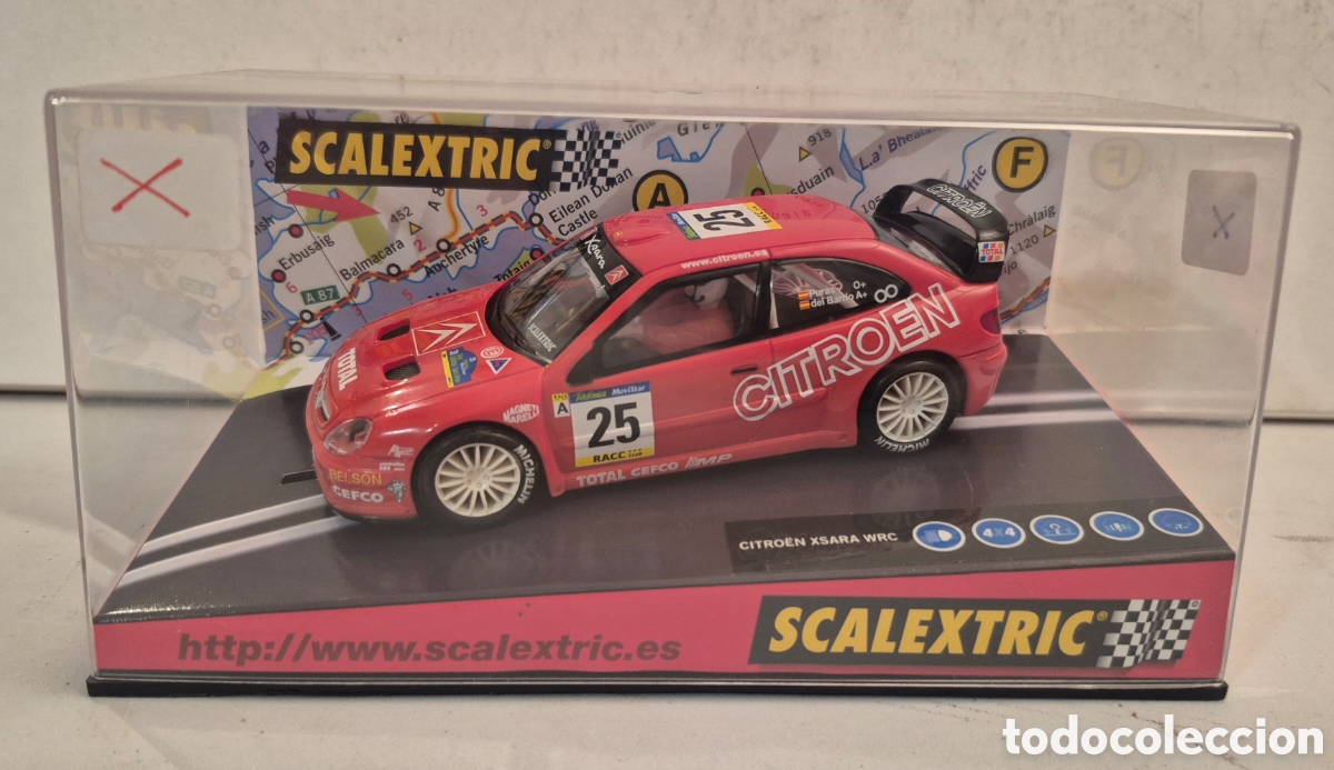 Scalextric: SCALEXTRIC 6097- CITRO&Euml;N XSARA WRC COSTA BRAVA 2002, NUEVO SIN DESPRECINTAR